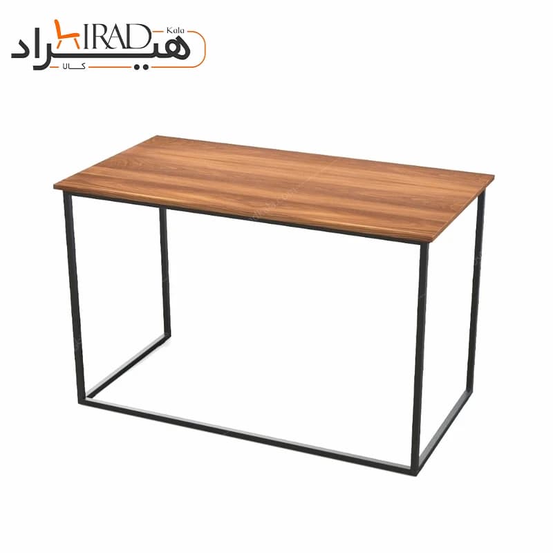 میز تحریر پایه فلزی صفحه چوبی مدرن هیراد مدل T215 — تصویر ۴