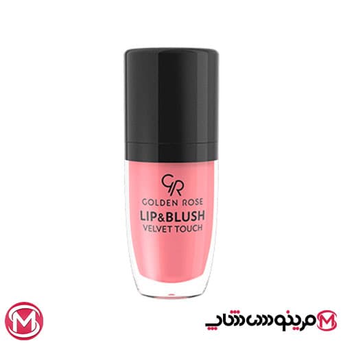 رژ لب و گونه مایع ولوت گلدن رز شماره 03 — تصویر ۱۲