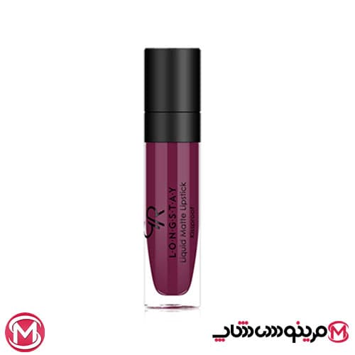 رژ لب مایع مات بادوام گلدن رز شماره 05 — تصویر ۶