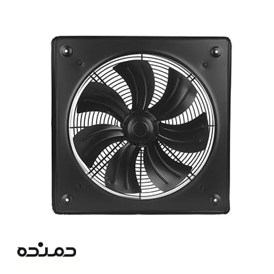 هواکش ایلکای هفت پر فلزی دمنده 180 وات سه فاز 1300 دور (با قاب) — تصویر ۲