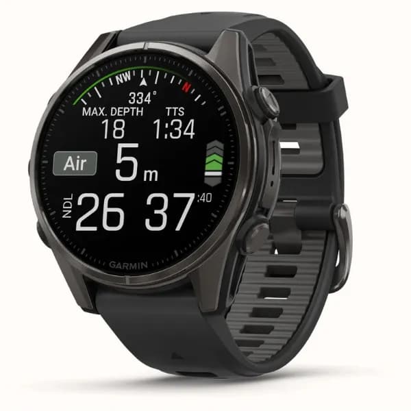 ساعت گارمین Fenix 8 -43 mm amoled sapphire Carbon grey — تصویر ۲