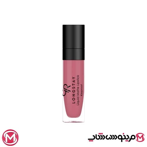 رژ لب مایع مات بادوام گلدن رز شماره 36 — تصویر ۵