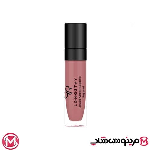 رژ لب مایع مات بادوام گلدن رز شماره 34 — تصویر ۵