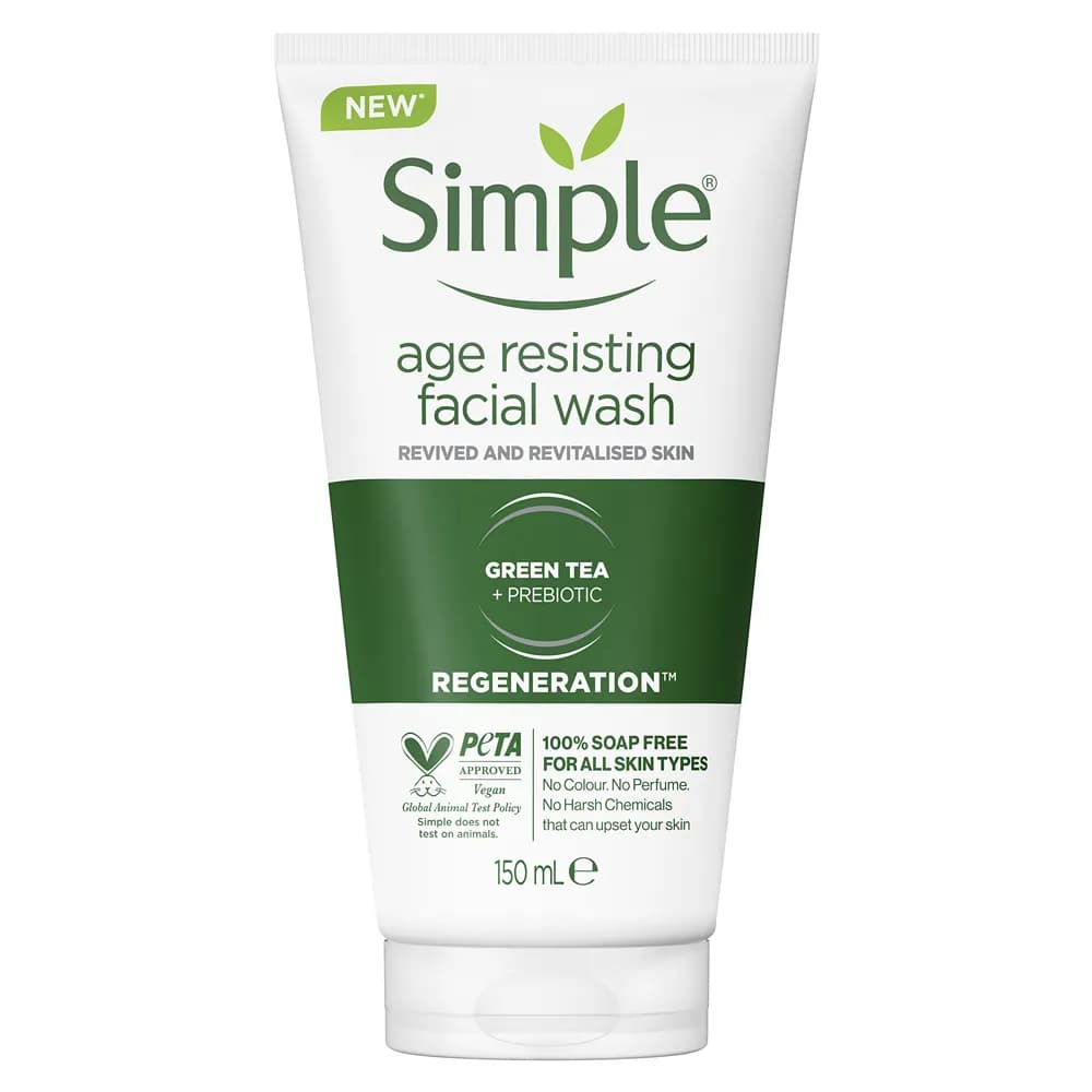 ژل شستشوی صورت ضد پیری age resisting سیمپل