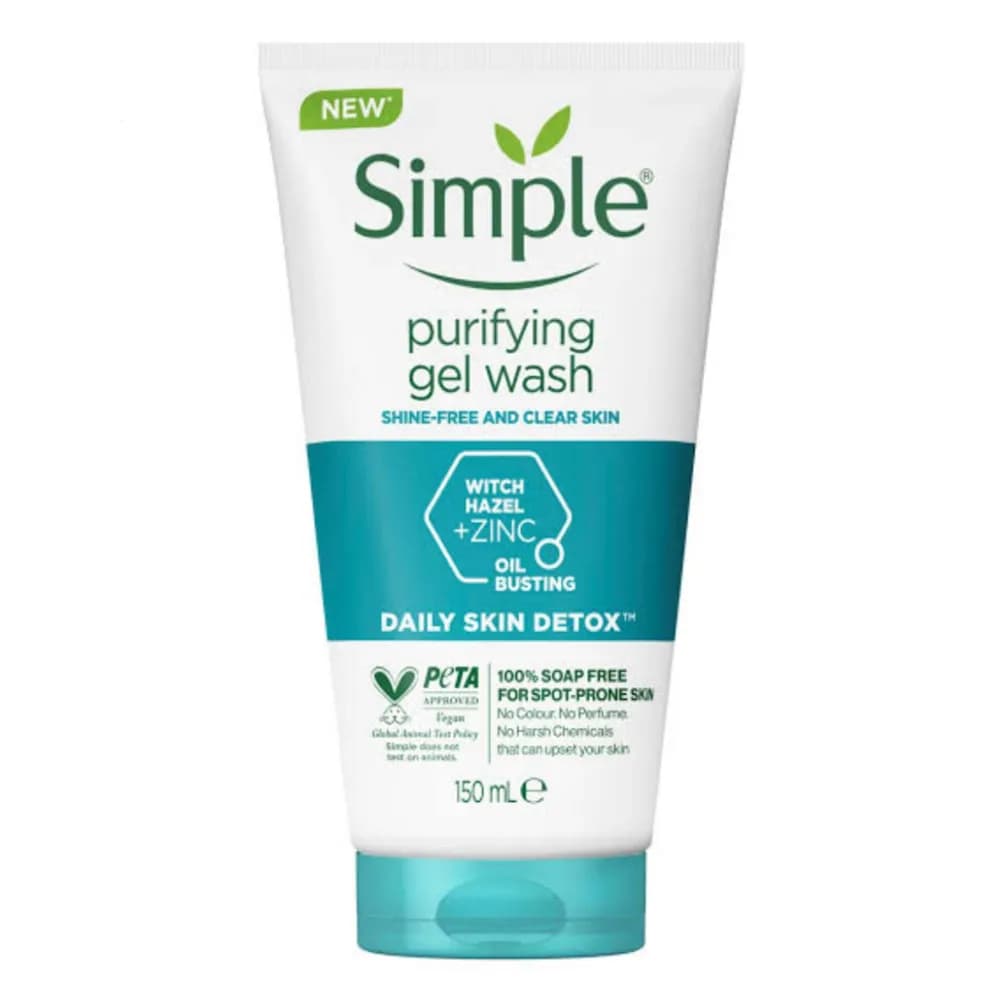 ژل شستشوی صورت سیمپل مدل Purifying پوست چرب و مختلط — تصویر ۲