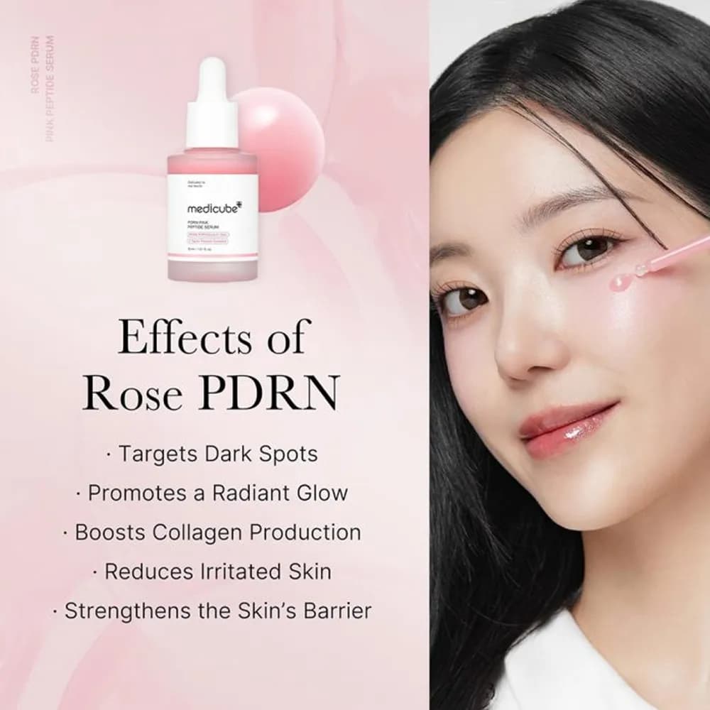 سرم صورتی پپتاید و PDRN مدی کیوب MEDICUBE PDRN PINK PEPTIDE SERUM — تصویر ۱۰