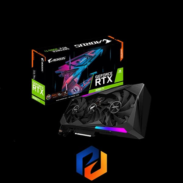 کارت گرافیک GIGABYTE AORUS RTX 3060 Ti MASTER 8GB (استوک) — تصویر ۷