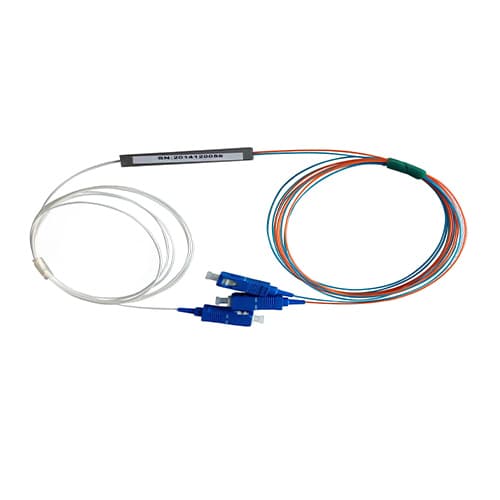 اسپلیتر فیبر نوری ۱ به ۲ قلمی PLC splitter 1*2 sc/upc