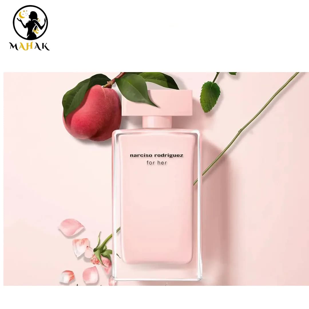 عطر ادکلن نارسیس رودریگز زنانه صورتی پرفیوم 100 میل اورجینال | Narciso Rodriguez for Her EDP — تصویر ۴