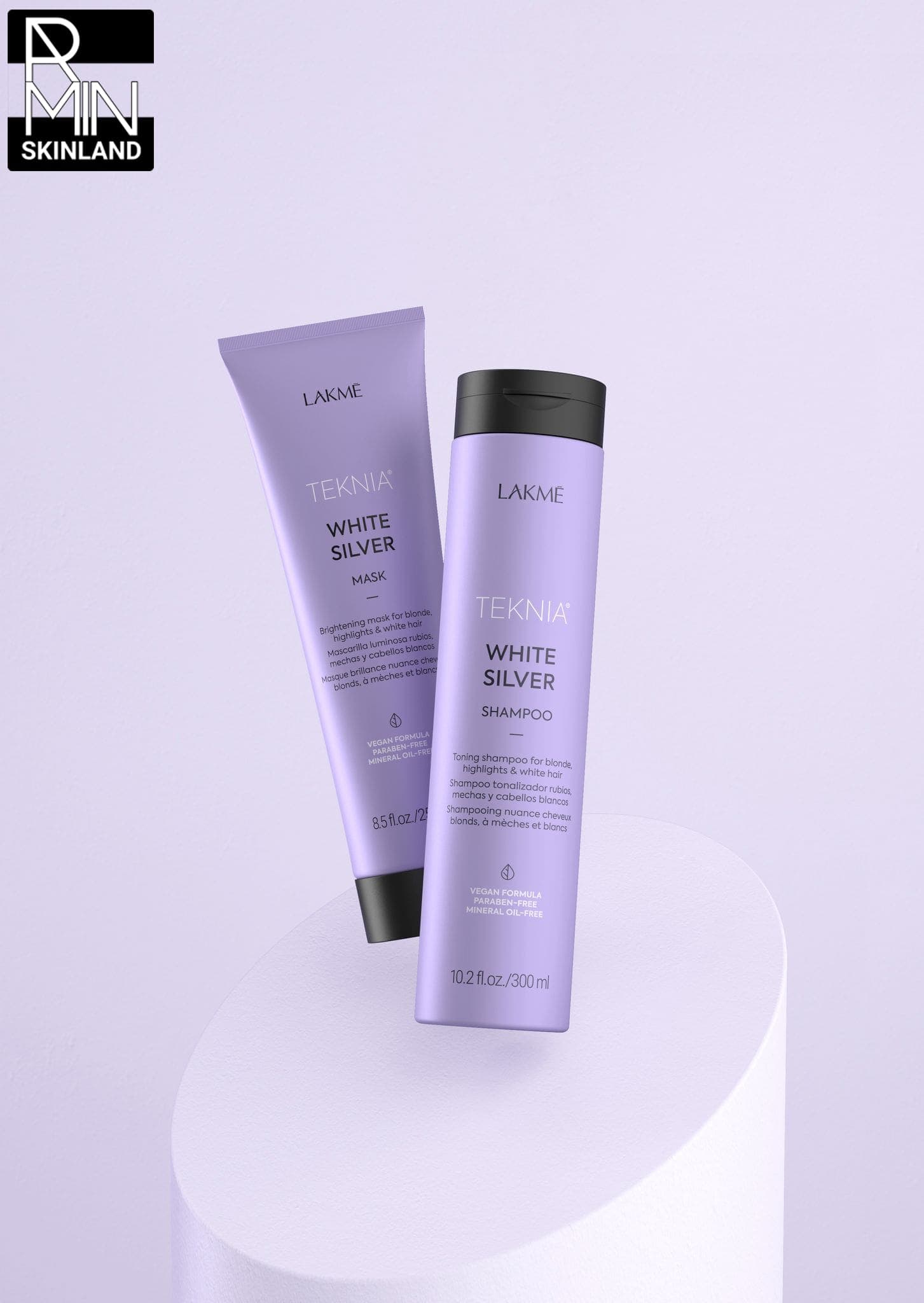 شامپو ضد زردی لاکمه مدل LAKME WHITE SILVER حجم 300 میل — تصویر ۸