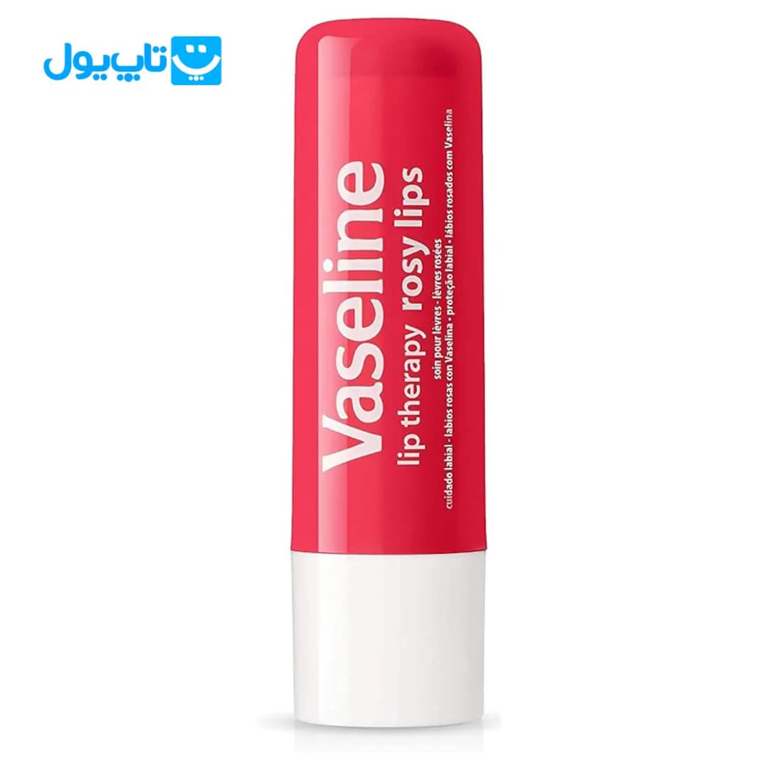 بالم لب ماتیکی وازلین Vaseline مدل rosy lips — تصویر ۲