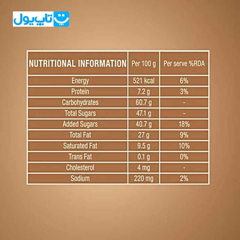 بیسکوییت شکلاتی نوتلا nutella مدل B-ready با طعم فندق بسته 6 عددی — تصویر ۱۰