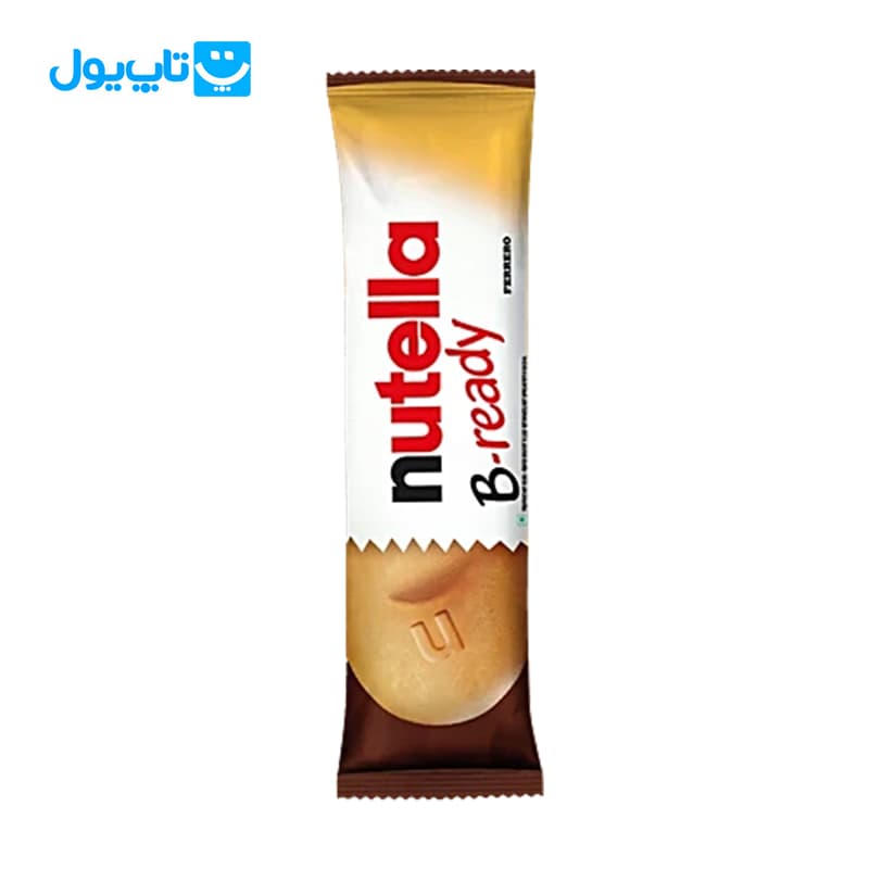 بیسکوییت شکلاتی نوتلا nutella مدل B-ready با طعم فندق بسته 6 عددی — تصویر ۱۱