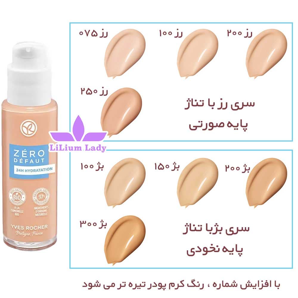 کرم پودر آبرسان ایوروشه بژ ۱۰۰ — تصویر ۳