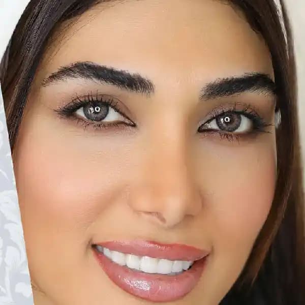 لنز رنگی چشم اکسیژن آی شماره 307 مدل hazel gray