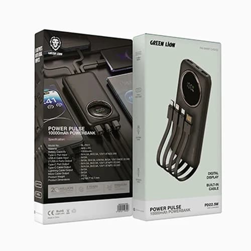 پاور بانک گرين لاين مدل Power Pulse ظرفیت 10000 میلی آمپر ساعت — تصویر ۹