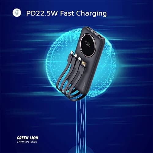 پاور بانک گرين لاين مدل Power Pulse ظرفیت 10000 میلی آمپر ساعت — تصویر ۲