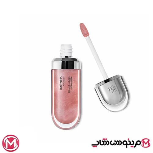 لیپ گلاس شاین دار و براق کیکو Kiko مدل 3D Hydra Gloss رنگ Pearly Shell شماره 31 — تصویر ۹