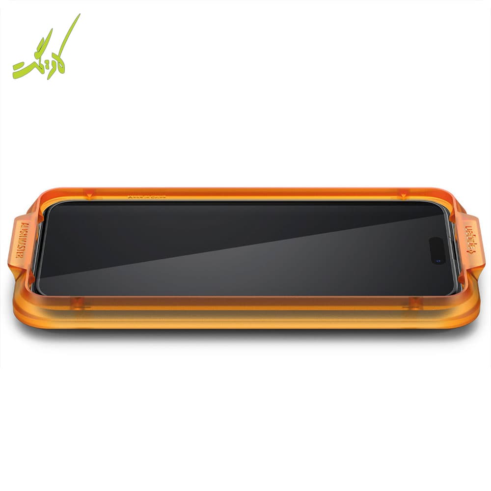 محافظ صفحه نمایش آیفون ۱۵ پرو مکس اسپیگن Spigen AlignMaster GLAS.tR iPhone 15 Pro Max — تصویر ۵