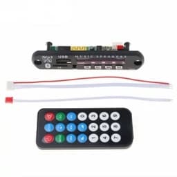 پخش کننده بلوتوثی 12V – پنلی MP3 پشتیبانی از MicroSD و USB با ریموت کنترل — تصویر ۹