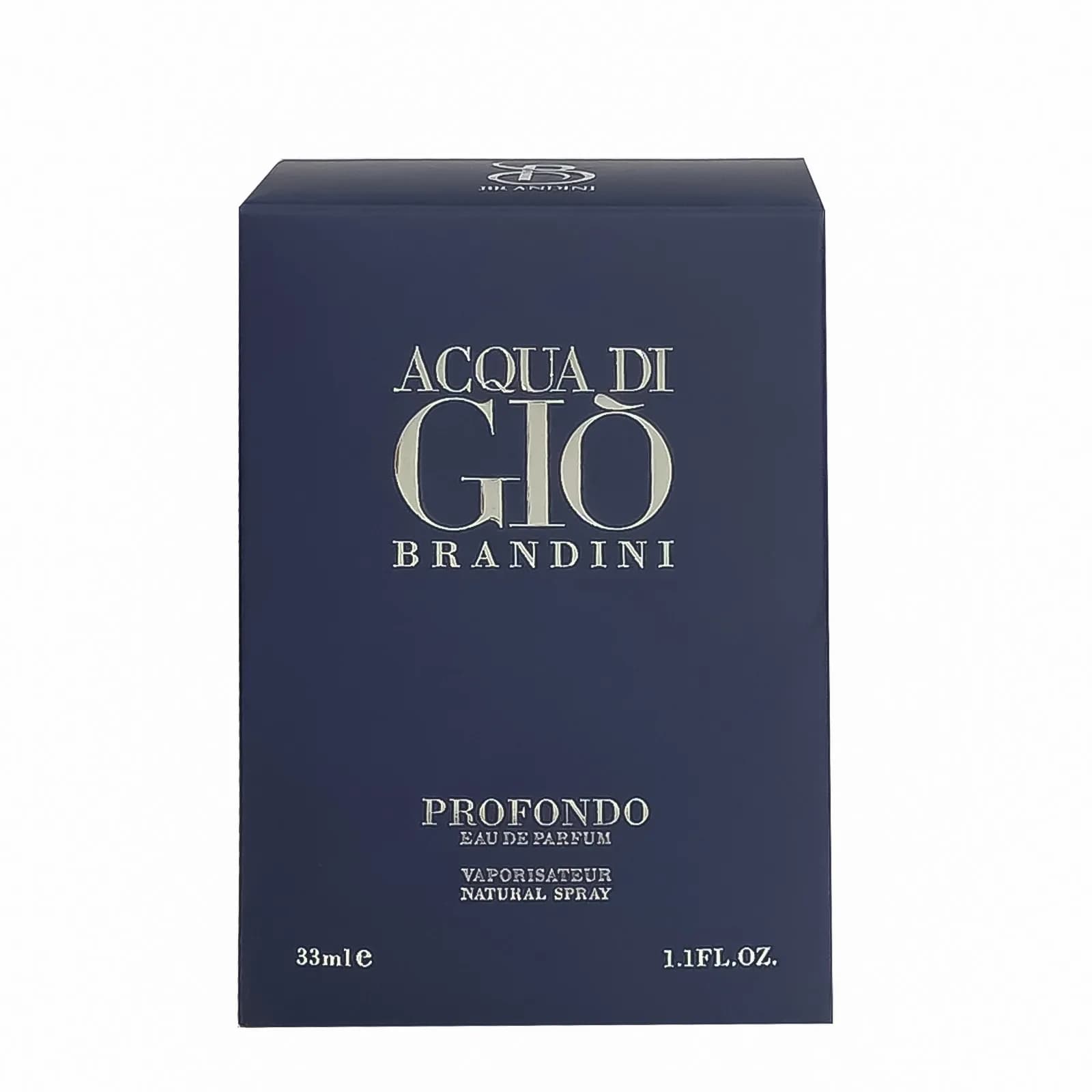 عطر جیبی مردانه برندینی آکوا دی جیو پروفوندو – ۳۳ میل – Brandini Acqua di Gio Profondo — تصویر ۶
