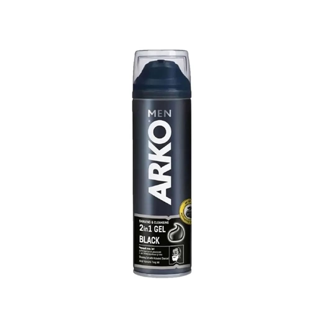ژل اصلاح آرکو من 2 در 1 مدل Black حجم 200 میل ARKO