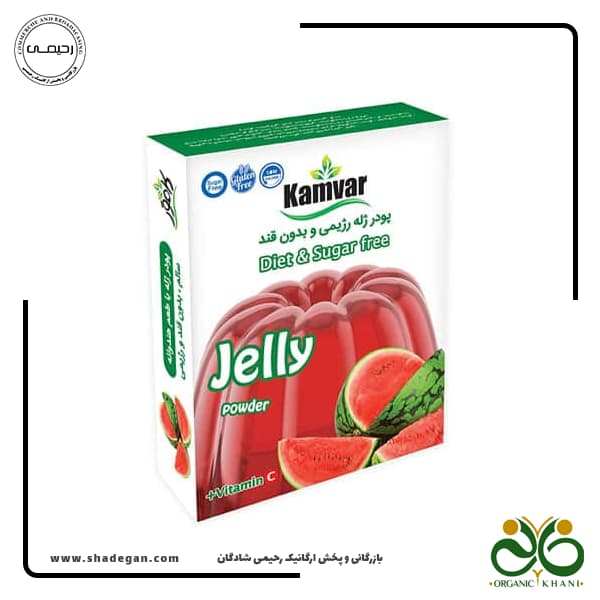 پودر ژله هندوانه بدون قند و رژیمی کامور — تصویر ۹