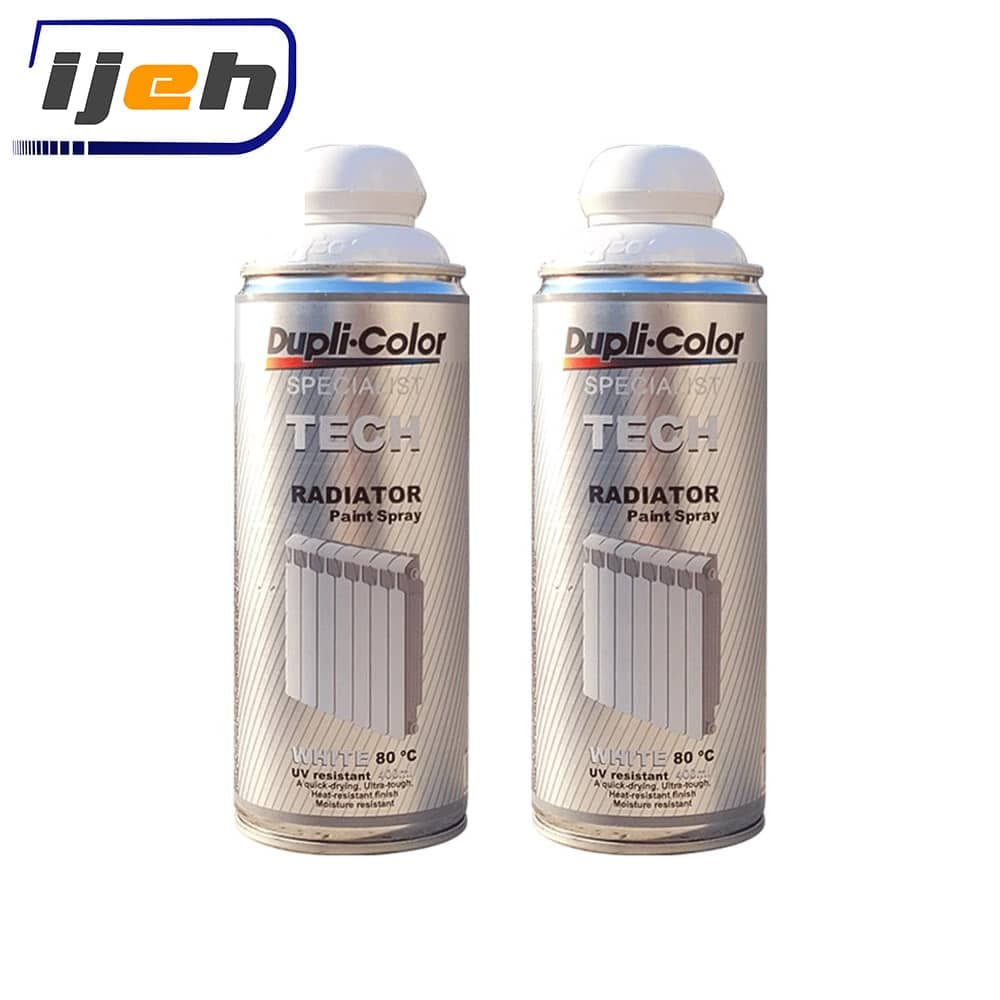 اسپری رنگ سفید رادیاتور دوپلی کالر Dupli Color TECH Radiator Paint Spray 400ml — تصویر ۴