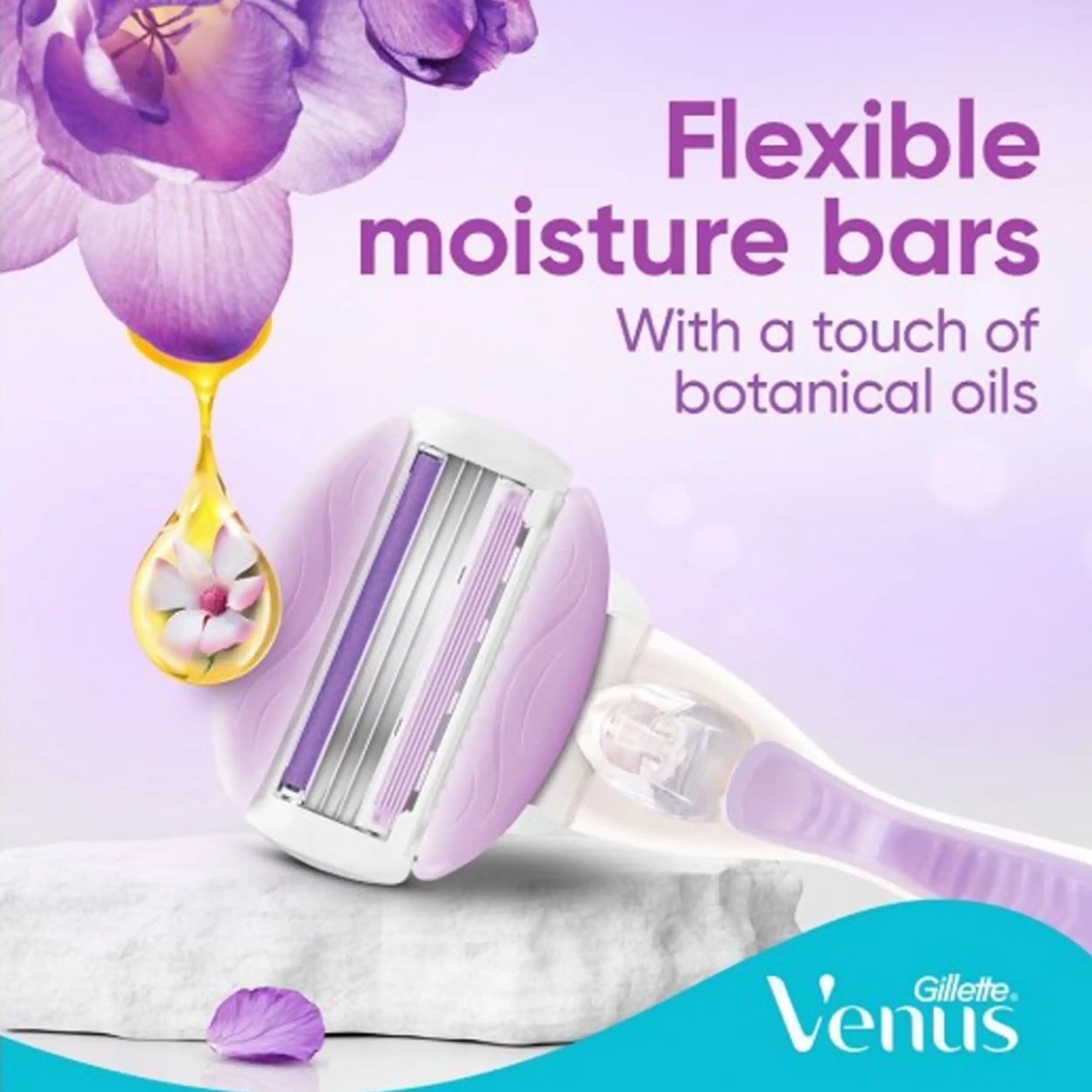 ژیلت ونوس بریز 2 یدک | Gillette Venus ComfortGlide Breeze Razor — تصویر ۵
