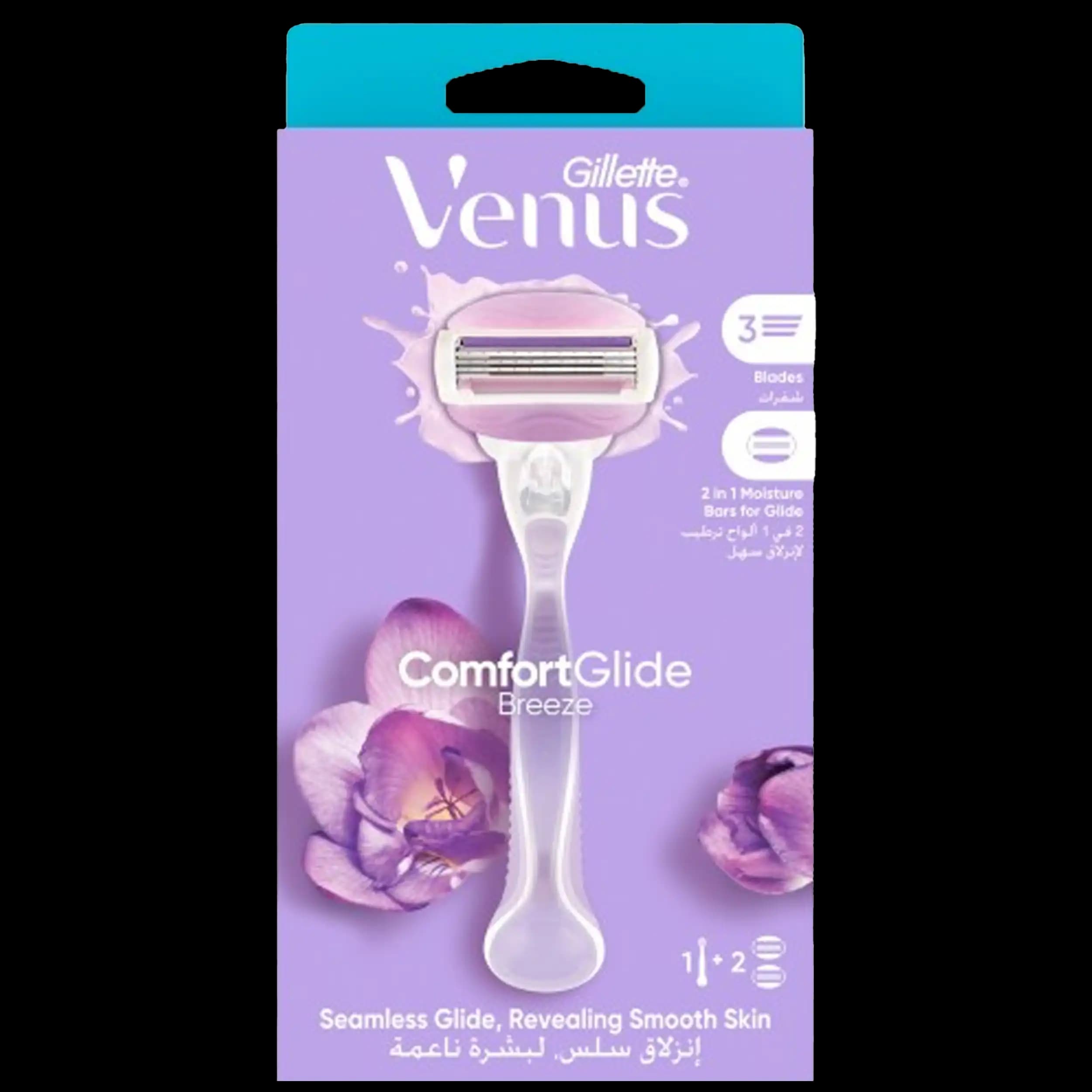 ژیلت ونوس بریز 2 یدک | Gillette Venus ComfortGlide Breeze Razor — تصویر ۴