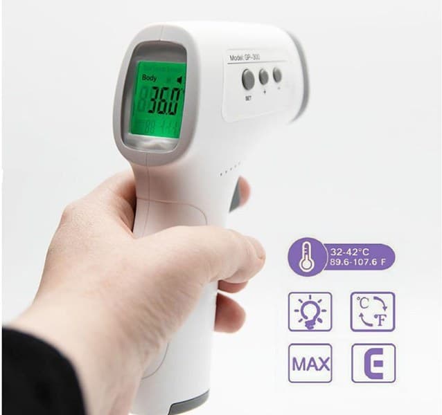 تب سنج دیجیتال تفنگی لیزری GP300 — تصویر ۶