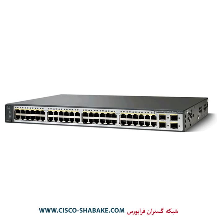 سوئیچ سیسکو WS-C3750-48PS-S V2 — تصویر ۲