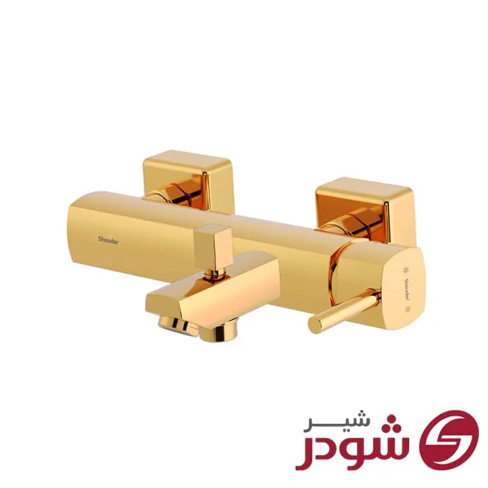 شیر حمام شودر مدل یونیک کروم — تصویر ۷