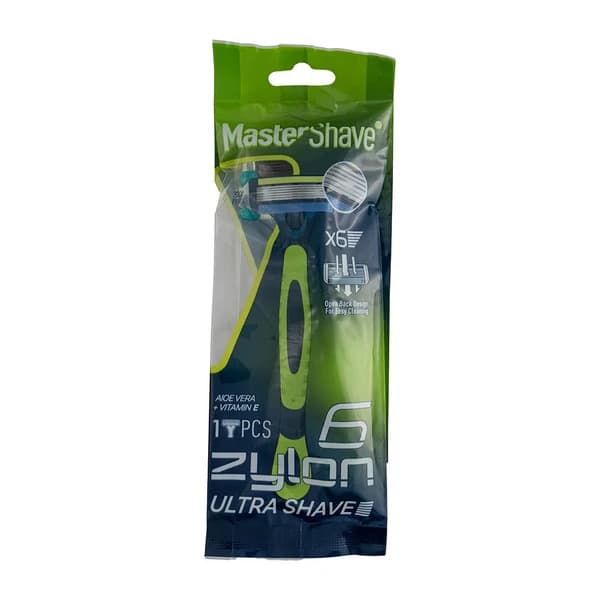 خودتراش مردانه 6 لبه 1 عددی مدل Zylon مستر شیو Master Shave — تصویر ۲
