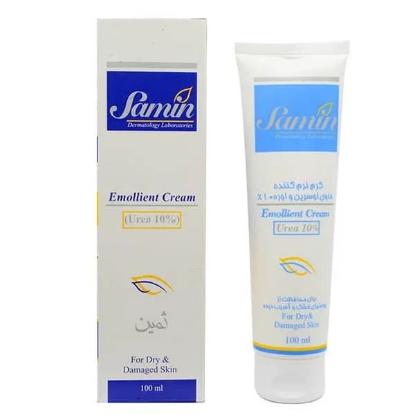 کرم نرم‌ کننده حاوی اوسرین و اوره 10% ثمین 100 میلی‌لیتر Samin