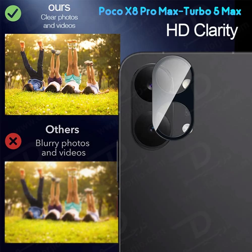 محافظ لنز Poco X8 Pro Max مدل 3D — تصویر ۵