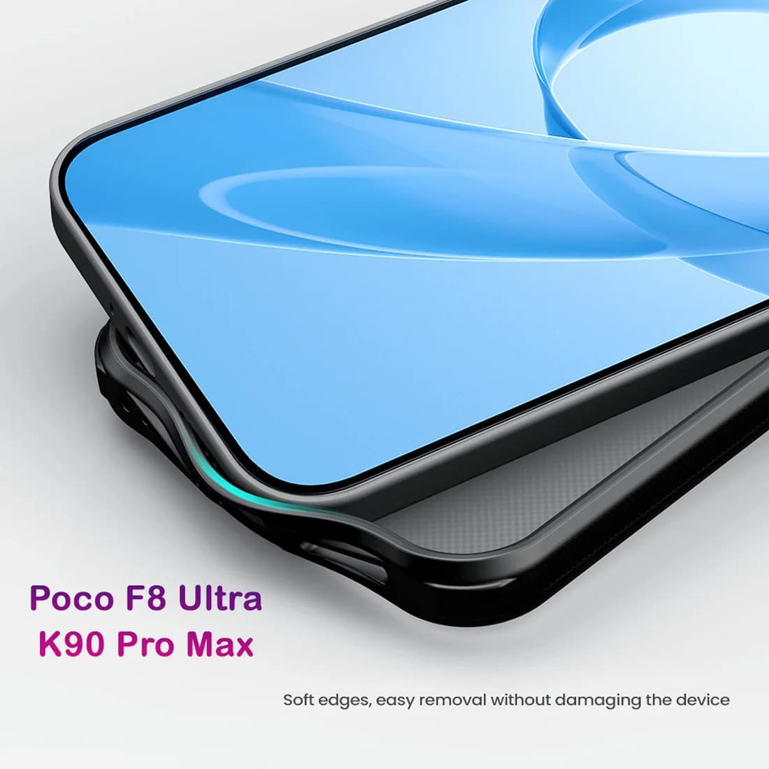قاب ضدضربه دودی Poco F8 Ultra مارک نیلکین مدل Super Frosted Shield Pro Clear — تصویر ۶