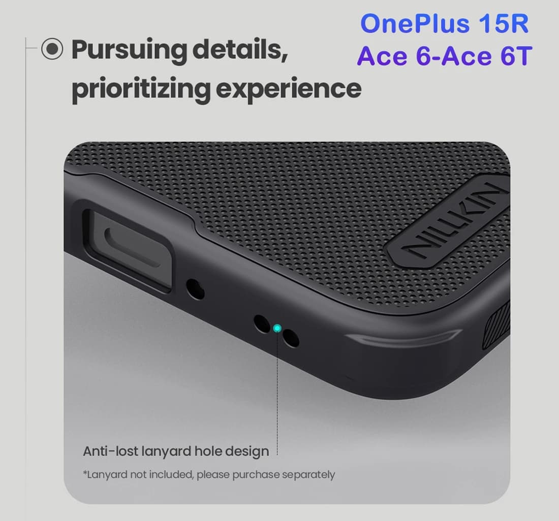قاب ضدضربه OnePlus Ace 6T مارک نیلکین مدل Super Frosted Shield Pro — تصویر ۷