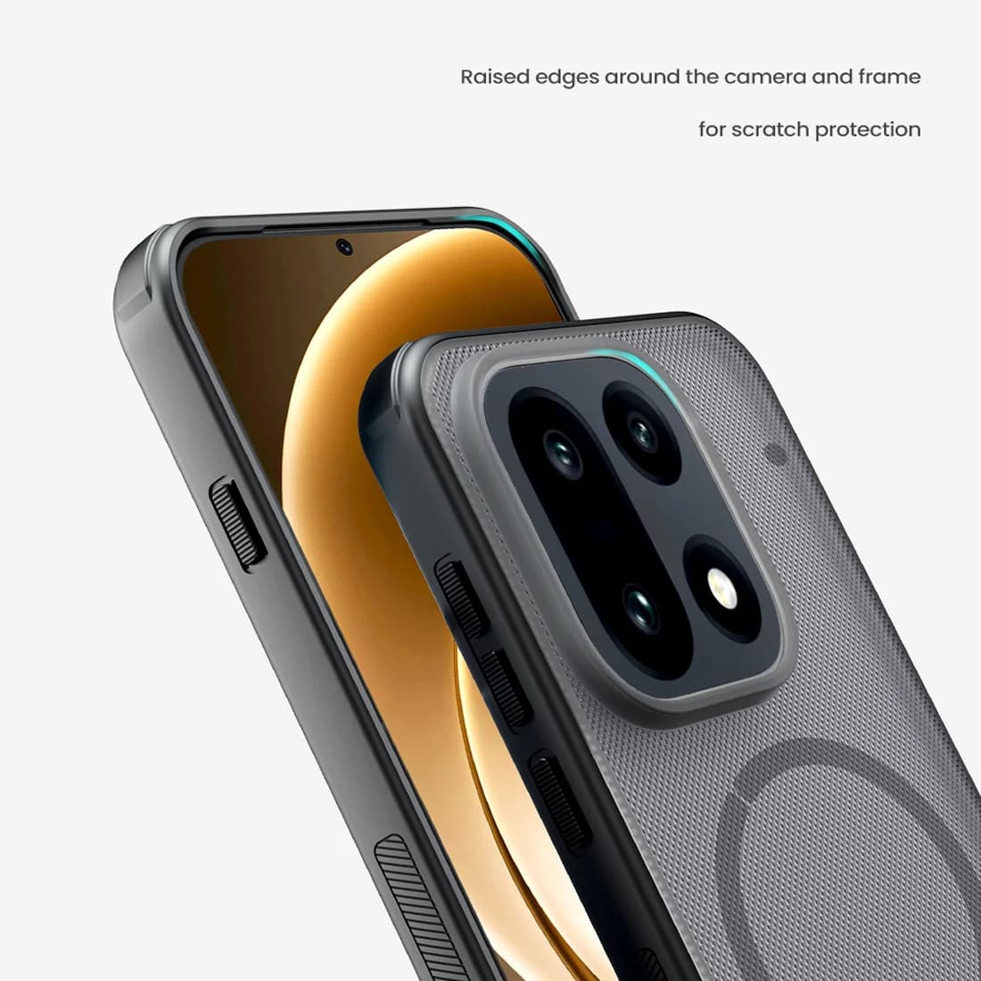 قاب ضدضربه دودی مگنتی OnePlus 15 مارک نیلکین مدل Super Frosted Shield Pro Clear Magnetic — تصویر ۷