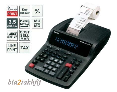 ماشین حساب DR-120TM کاسیو — تصویر ۲