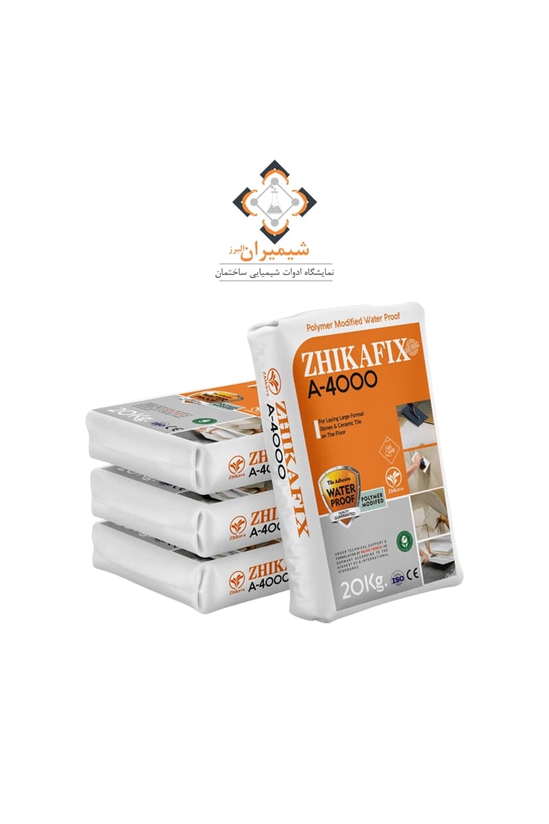 چسب کاشی پودری A-4000 شرکت ژیکاوا
