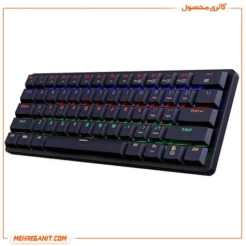 کیبورد بی سیم گیمینگ ردراگون مدل Elise K615P-KBS — تصویر ۳