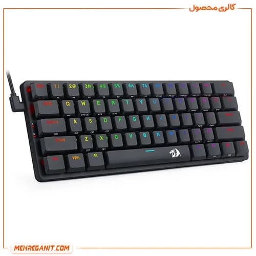 کیبورد بی سیم گیمینگ ردراگون مدل Elise K615P-KBS — تصویر ۲
