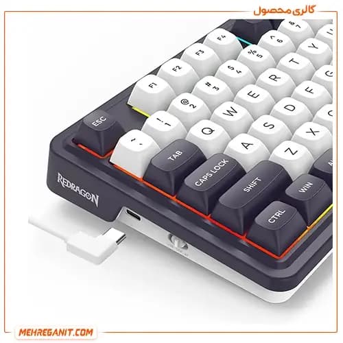 کیبورد بی سیم گیمینگ ردراگون مدل FINKE QMK K715 — تصویر ۲