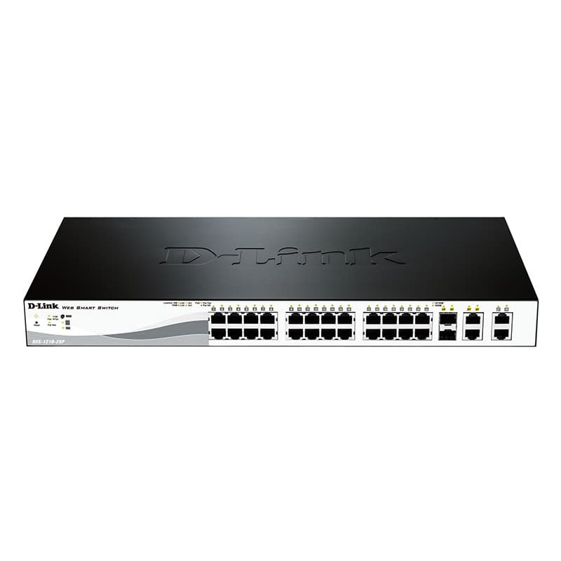 سوئیچ مدیریتی ۲۸ پورت دی لینک DES-1210-28 در بازار شبکه