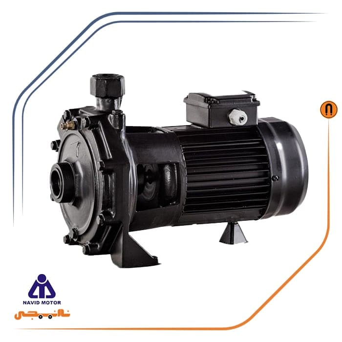 پمپ آب یک و نیم اسب دو پروانه نوید موتور مدل CB 160/02 استیل