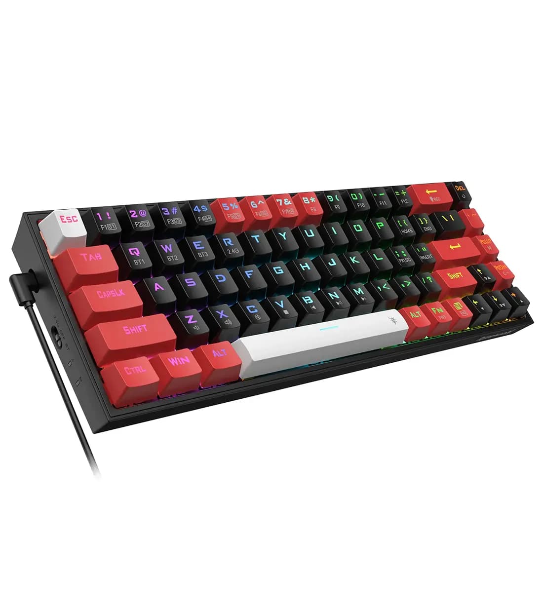 کیبورد مکانیکال گیمینگ ردراگون Castor Pro K631 RGB BRW — تصویر ۳