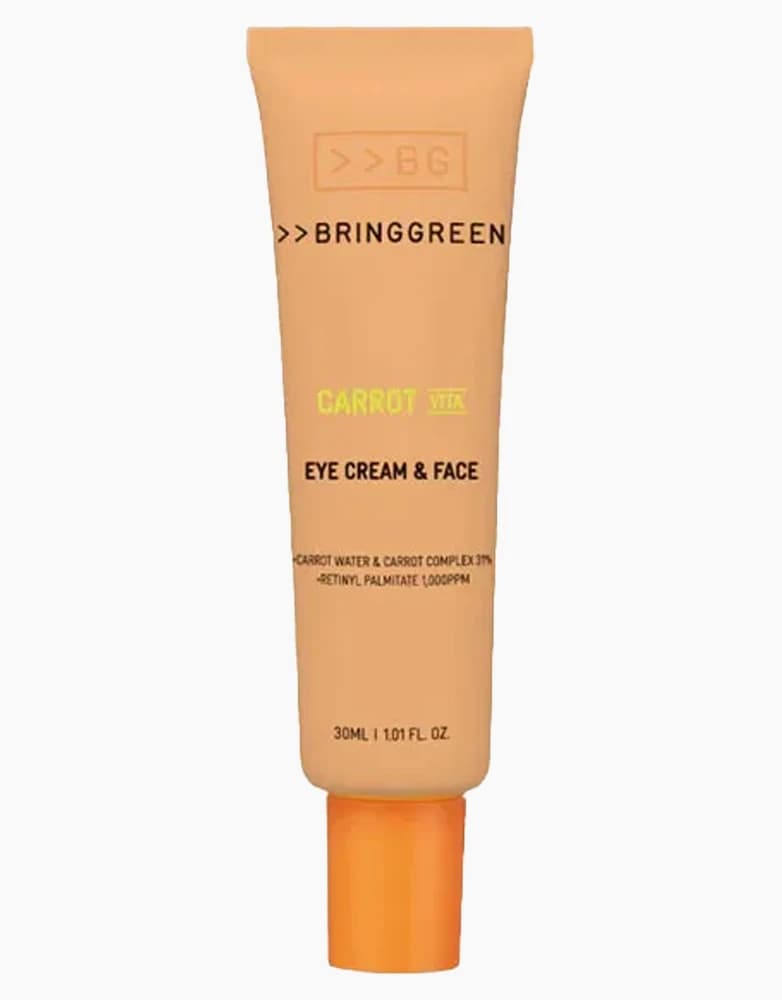 کرم ویتامینه دور چشم و صورت هویج برینگ گرین کاروت BRINGGREEN CARROT