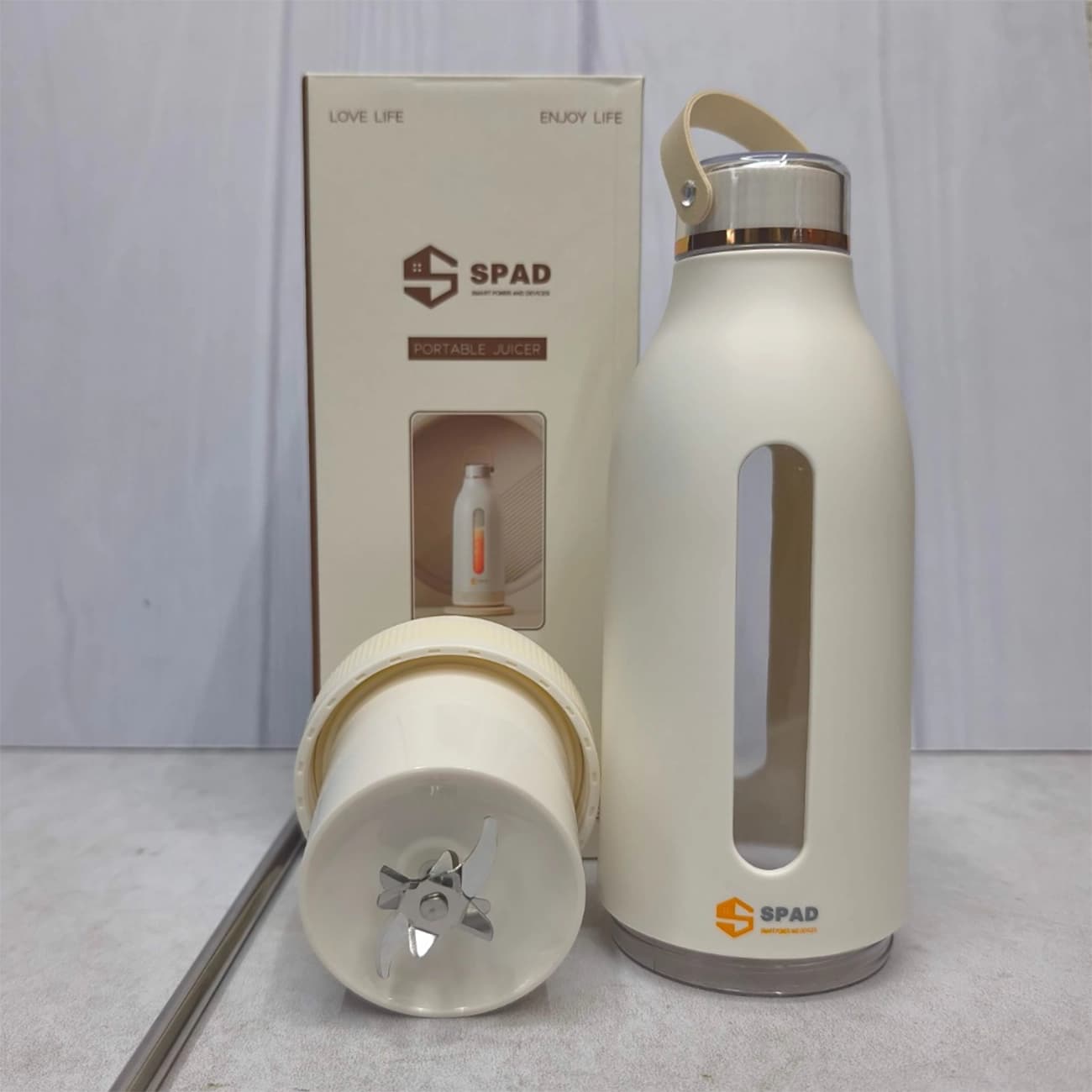 شیکر شارژی اسپاد SPAD مدل GC-Z05 ظرفیت 380 میلی لیتر — تصویر ۷
