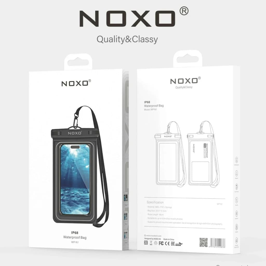 کیف ضد آب موبایل نوکسو مدل WP‑N1 استاندارد IP68 مناسب گوشی تا 6.9 اینچ — تصویر ۶